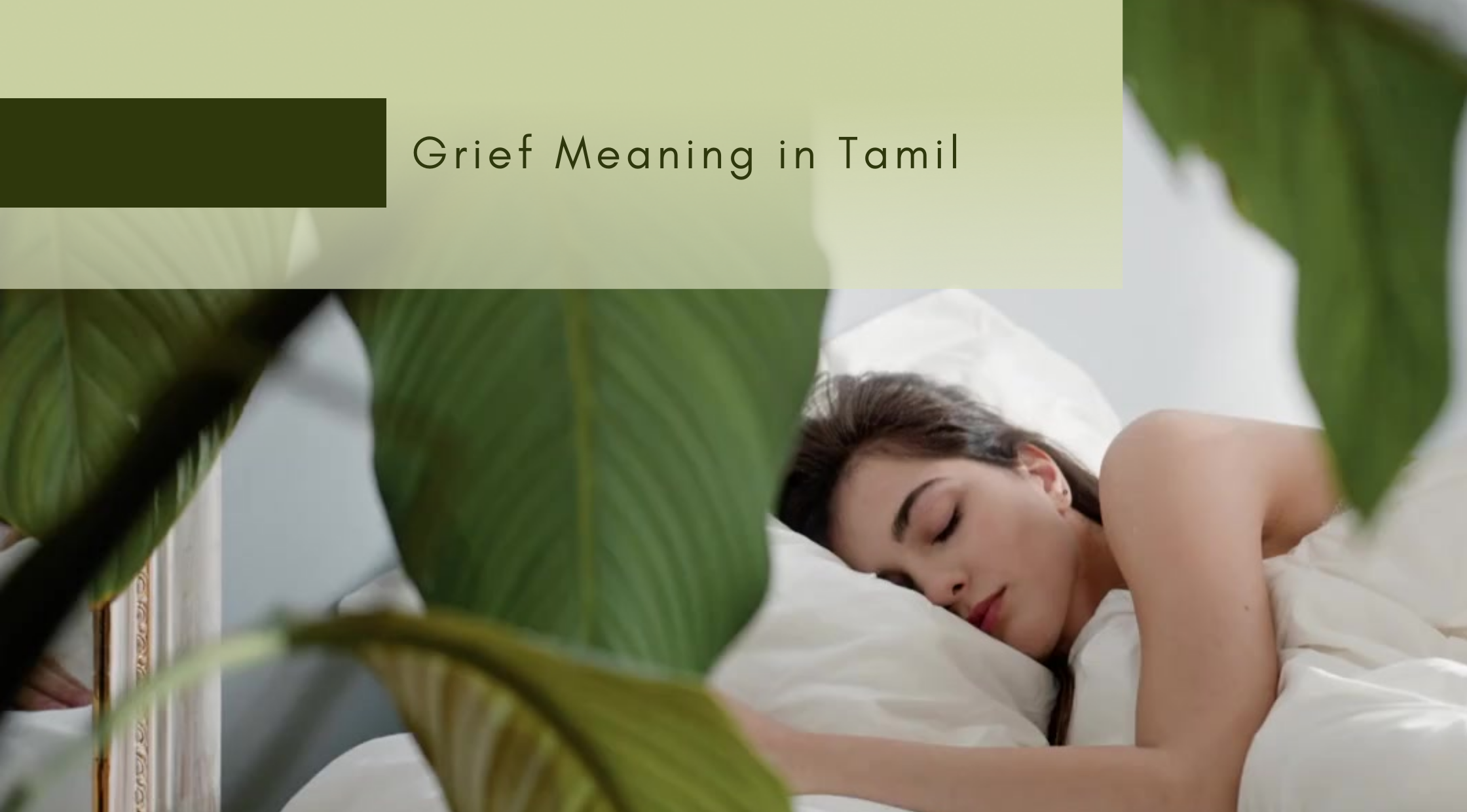 Grief Meaning in Tamil